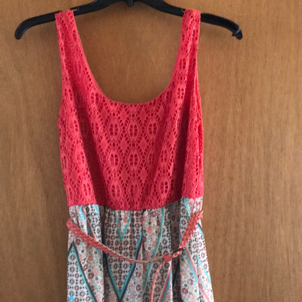 Cute lace top maxi
